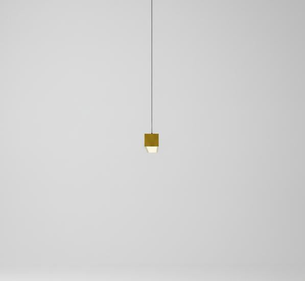 Yellow Linear Ceiling Light