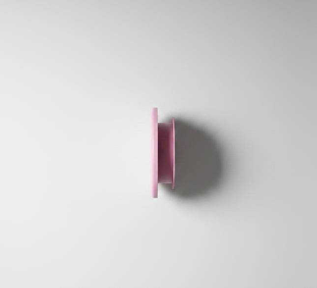 Pink Disk Wall Light