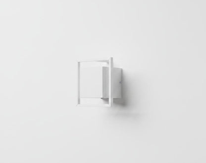 White Cube Wall Light