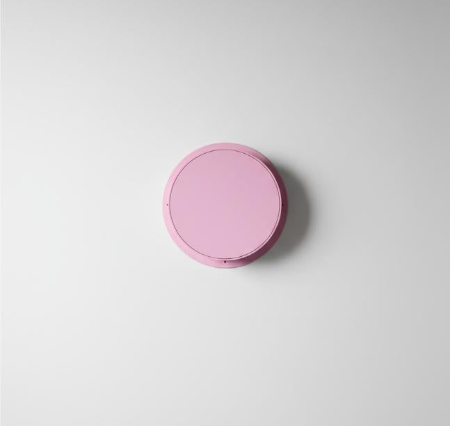 Pink Disk Wall Light
