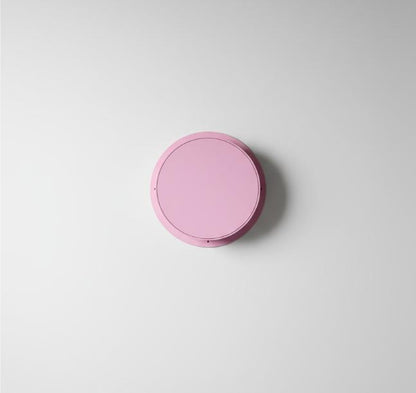 Pink Disk Wall Light