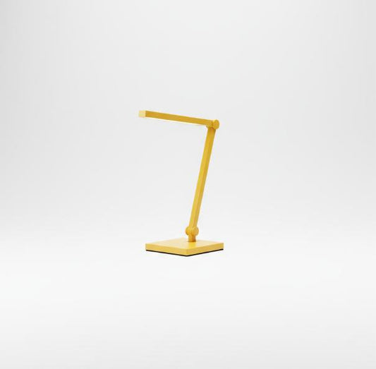 Yellow Angled Table Light