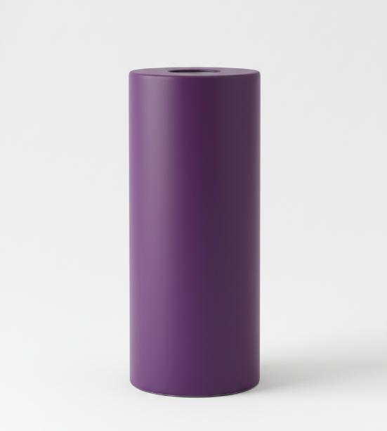 Purple Cylinder Table Light