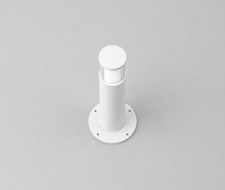 White Bollard Outdoor Light