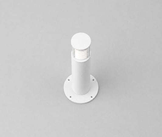 White Bollard Outdoor Light