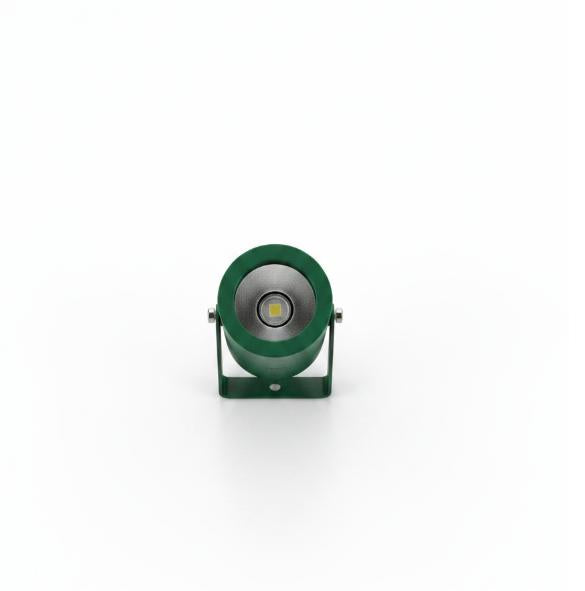 Green Spotlight Outdoor Light